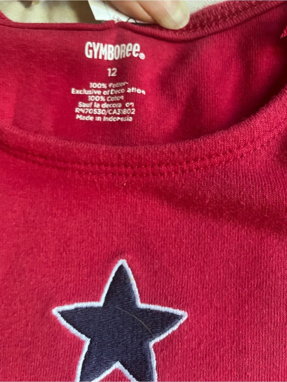Gymboree girls size 12, 2 pc. tank top & shorts - red, white &blue stars